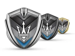Maserati Emblema Metallico Badge Durevole Alta Qualità Costruita